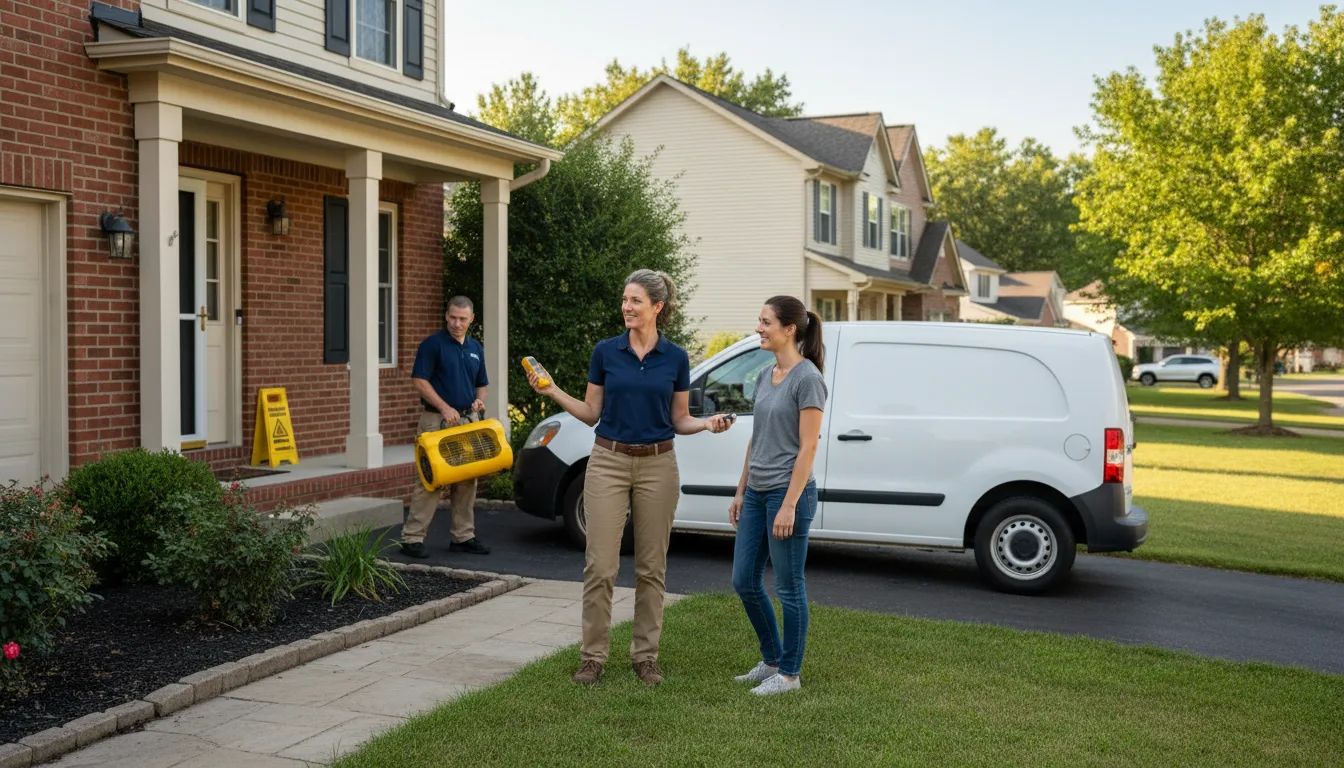 Water restoration image for Dehumidification And Cleanup Services in Logansport, IN